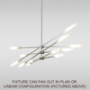 Flute Series Chandelier 3-30 LED